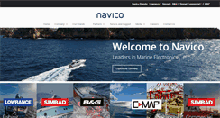 Desktop Screenshot of navico.com